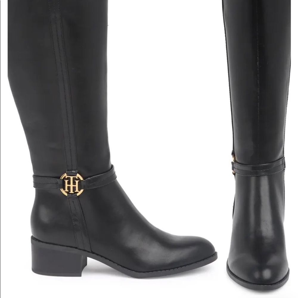 Tommy Hilfiger Satins Tall Riding Boot NWT